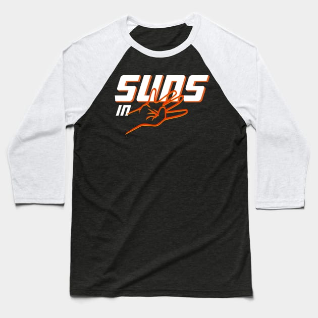 SUNS IN FOUR 2 Baseball T-Shirt by rsclvisual